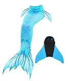 NAITOKE Mermaid Schwanz zum Schwimmen für Frauen und Erwachsene